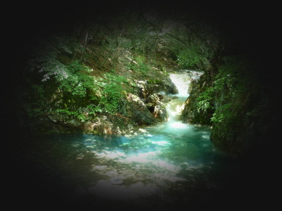 心やすらぐ水音と小鳥の声